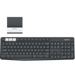 Teclado mecânico Logitech K375s Layout DE sem fios multifunções grafite branco
