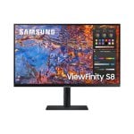 Monitor Samsung S80PB 27" UltraHD 4K 60Hz IPS HDR400 USB-C Pivot Schwarz 5 ms