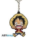 Llavero AbyStyle One Piece PVC Luffy SD Multicolore 40 mm x 55 mm