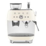 Kaffeemaschine Espresso Smeg EGF03CREU 2,4L 15 bar mit Milchsystem und Mahlwerk