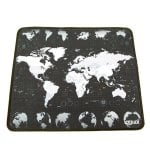 Tapis de souris iggual Mapamundi 300x250 mm bords cousus base antidérapante