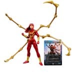 Figurine Hasbro Marvel Legends Mary Jane Watson Iron Spider articulée or rouge