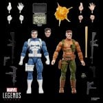 Figura Hasbro Marvel Legends Gamerverse Punisher y Nick Fury articuladas multicolor