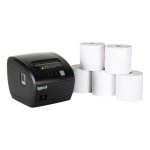 Impressora térmica Ethernet iggual TP7001 Kit 5 rolos corte automático