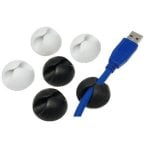 Abrazadera LogiLink KAB0009 Negro y Blanco Pack 6 unidades peso ligero