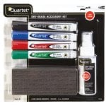 Zubehörset Rexel Kit Schreiben Reinigung Whiteboard vier Marker Radierer Spray