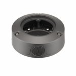 Caixa de junção Hanwha SBO-100B1 Exterior Alumínio Preto Compatível QNO/SNO/SCO