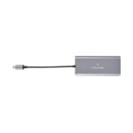 Dockingstation Kramer KDock-2 USB-C 100 W HDMI RJ45 SD Schwarz Silber