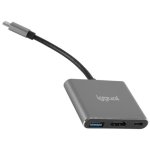 Hub iggual 3 ports USB 3.2 Gen 1 Type-C modèle 3 en 1 HDMI 100 W