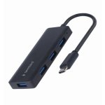 Hub Gembird 4 puertos USB 3.1 5 Gbit/s UHB-CM-U3P4-02 compacto
