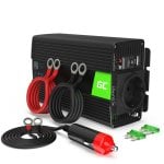 Adaptador De Corriente/inversor Green Cell Inv03de Para Coche/interior, 500 W, Color Negro