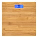 Badezimmerwaage Jata HBAS1489 Bamboo LCD 180 kg 100 g automatische Einschaltung