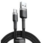 USB-Kabel Baseus CATKLF-UG1 3 m USB A auf USB C Schwarz Geflochten