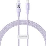 Ladekabel Baseus Gem 1m 20W USB-C auf iP Schnellladung Lila