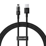 Ladekabel Baseus Gem USB A auf iP 1 m 2,4A Schnellladung Schwarz