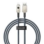 Cabo USB Baseus 1m Branco Aleação Zinco Fibra Aramida iP 2,4A