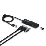 Hub Startech 4 ports 5 Gbps USB-A PCR, câble 61 cm UASP
