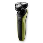 Máquina de Barbear Ufesa Power Trim Rotativa 50min USB Lâminas Duo Edge Preta Verde