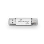 USB-Stick MediaRange MR940-1 512 GB USB Type-A/Type-C 400 MB/s Silber