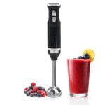 Stabmixer Briebe Hb1173blk 600W Schwarz Edelstahlklingen 2 Geschwindigkeiten