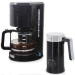 Kaffeemaschine Filter Briebe Skt1188blk Elegance 10 Tassen mit Milchaufschäumer
