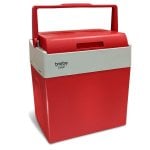 Glacière portable Briebe CF1153RED 28L thermoélectrique rouge 12V 220V poignée pliable