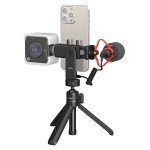 Kit para vlogger Smallrig 4369 con trípode, micrófono y luz LED bicolor
