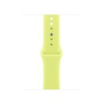 Bracelet Apple MFGD4ZM/A Jaune Fluoroélastomère M/L pour Apple Watch 38-42mm