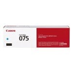 Cartouche de toner Canon 075 Cyan 1300 pages pour MF665Cdw