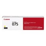 Cartouche de toner Canon 075 Jaune 1300 pages Original