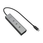 Hub I-Tec 5 ports 10 Gbps modèle Metal USB-C charge rapide vidéo 8K