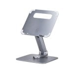 Support pour ordinateur portable Startech Stand Telescopique Base Pivotante 360° Aluminium Argent