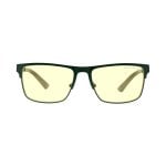 Gafas para ordenador Gunnar Pendleton Verde Unisex acero inoxidable lentes ámbar