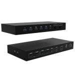 Estação de Acoplamento I-Tec USB-C KVM Dock PRO Triple Host Dual Video 92W