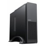 CoolBox T313 Slim Caixa Micro-ATX com USB-C 3.2 e Fonte de Alimentação 500W Preta