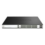 Switch gestionado D-Link DXS-3130-28P 24x10G PoE+ 4x25G SFP28 Apilable L3 Capa Avanzada