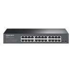 Switch Mercusys MS124GS 24 Ports Gigabit Ethernet Rackmount DC Metallgehäuse