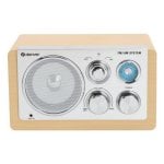 Radio Denver Electronics TR-63LW AM/FM Bambou/Argent entrée auxiliaire