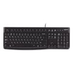 Teclado Logitech K120 membrana Layout Hebrew com fio resistente a derrames