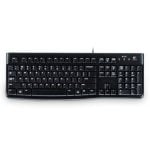 Teclado Logitech K120 de membrana Layout IT resistente a salpicaduras USB
