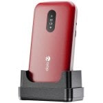 Telefono Doro 2820 Clamshell 2.8" 4G Bluetooth Rosso Bianco