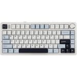 Teclado Ajazz F75 mecánico Layout ES inalámbrico, Bluetooth y USB-C azul claro
