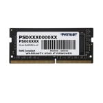 Patriot Memória RAM 8GB DDR4 SO-DIMM 2400MHz CL17 Sem ECC Preta