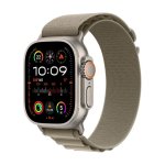 Apple Watch Ultra 2 GPS 4G NFC 49mm OLED Titane Olive S Étanche IP6X SpO2 Pulsomètre