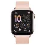 Ice-Watch 024303 Bluetooth 44mm AMOLED Or Rose Bracelet Silicone Étanche IP68 Écran Tactile