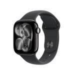 Apple Watch Series 11 GPS NFC 42mm OLED Schwarz M/L Wasserdicht 50m SpO2 Pulsmesser