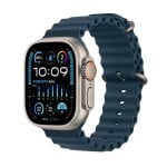 Apple Watch Ultra 2 GPS + Cellular 49mm OLED Titane Bleu Taille Unique Étanche IP6X SpO2 Pulsomètre