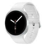 Samsung Galaxy Watch8 Bluetooth GPS NFC 44mm Super AMOLED Silber M/L 5ATM IP68