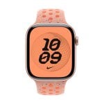 Bracelet Nike Sport Apple Watch 46mm Alpenglow Pink S/M aluminium fluoroélastomère