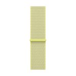 Bracelet Apple MFF94ZM/A Sport Loop Jaune Néon Taille Unique Nylon Recyclé